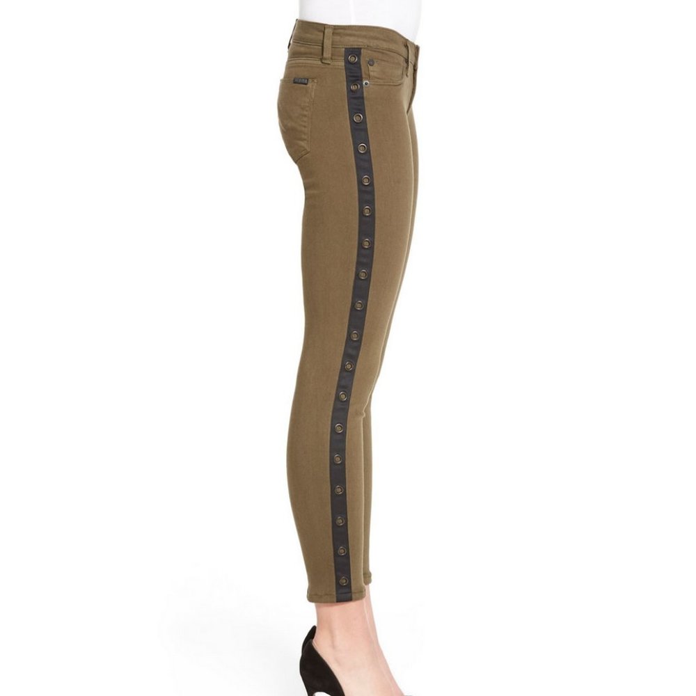 Hudson Jeans Luna Grommet Super Skinny Crop 27
